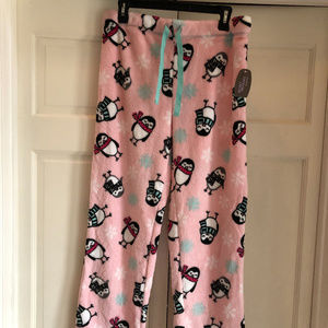 Secret Treasures Penguin Fleece Pajama Bottoms